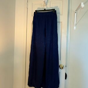 L’Agence Royal Blue “deep ocean” Lillian Wide Leg Pant